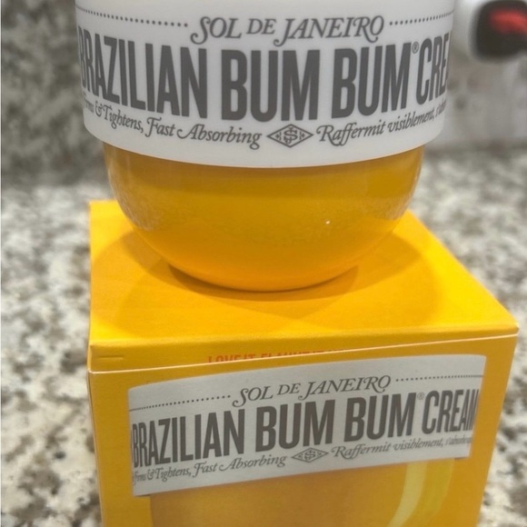 Sol de Janeiro Other - Sol de Janeiro Bright Yellow Brazilian Bum Bum Cream Jar with White Lid